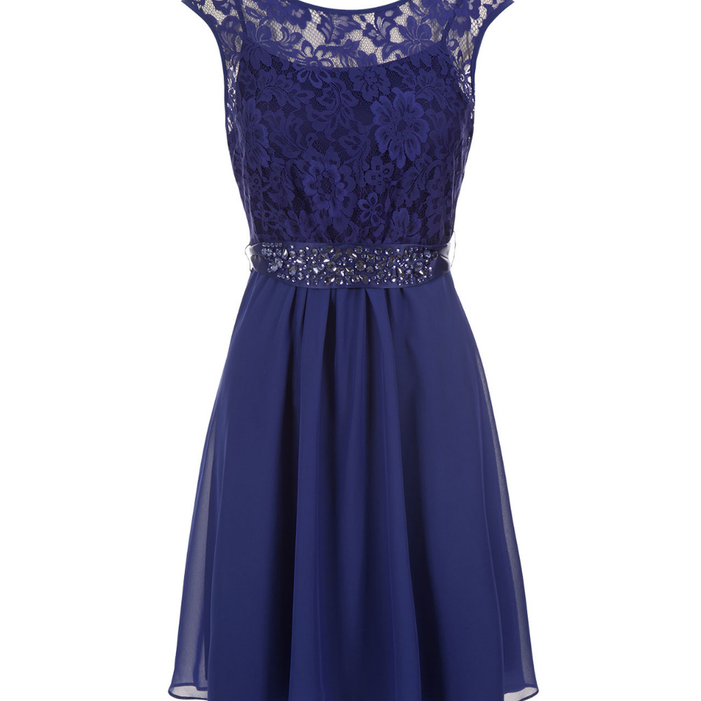 Ricki's Size 14 Blue Lace Dress
